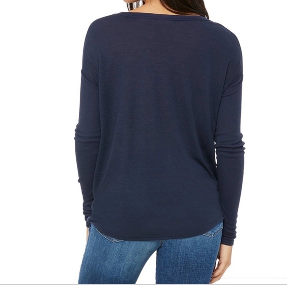 Bella + Canvas Flowy Long-Sleeve T-Shirt with 2x1 Sleeves - Picture 3 of 5